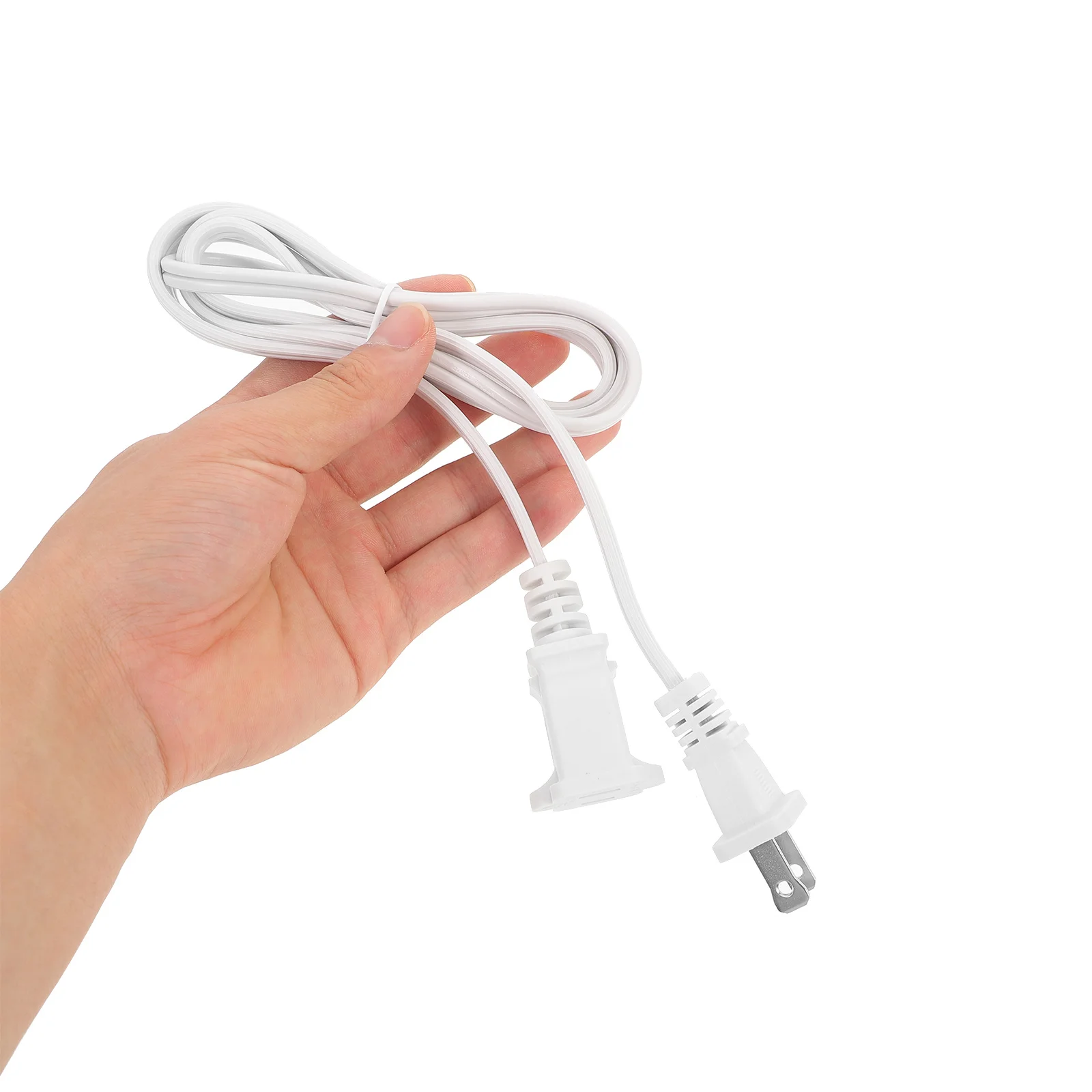 

1.5M 10A 18Awg Power Cable Dual Outlet 2 Prong Plug Electrical Workshop Power Cord Black Extension Cord Heavy Duty