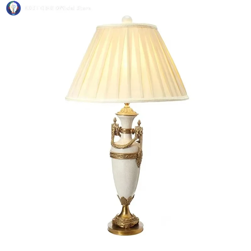 

Classical European home accessories lamps, living room decoration American desk lamps, retro bedroom bedside lamps