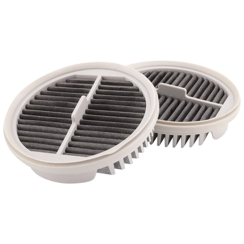 B58B-2Pcs For Xiaomi Mijia Handheld Vacuum Cleaner Filter HEPA (Two Packs) White For MJXCQ01DY Model