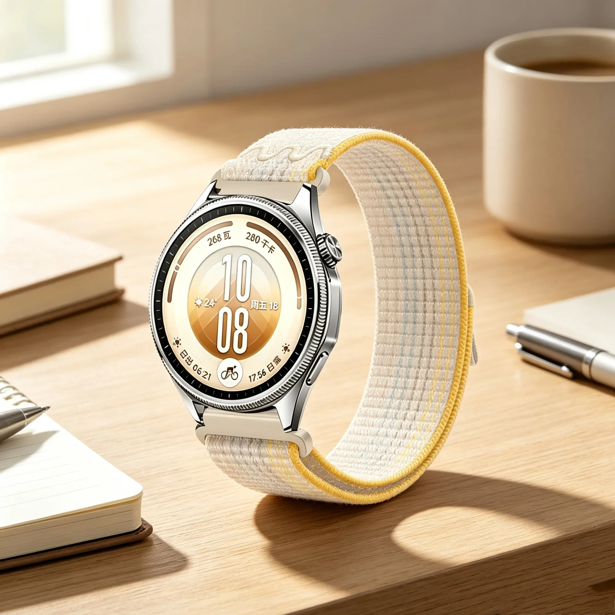 20/22mm Trail Nylon Loop Band for Huawei Watch GT7 Pro GT7 GT6 5 4 46mm Runner 2 Needlework Bracelet Amazfit Bip 6 Balance 3 2