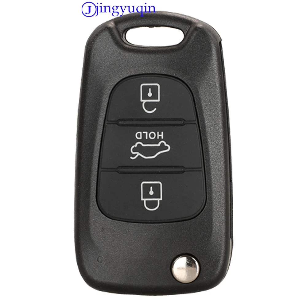 jingyuqin New Remote Car Key For Hyundai Elantra Sonata 433Mhz ID46 Chip Control Flid Folding