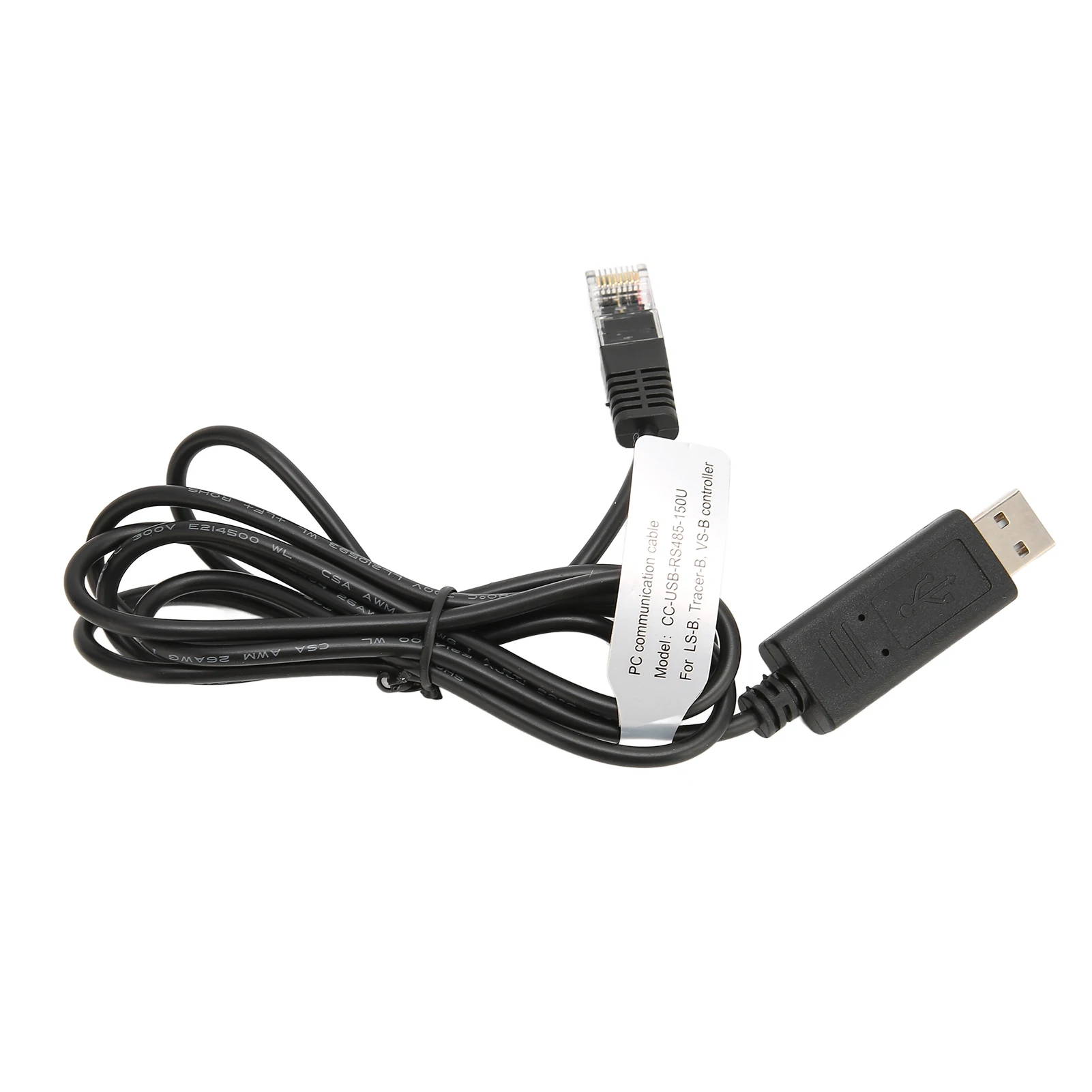 USB to RS 485 PC Communication Cable Portable Perfect Replacement for Solar Connection Solar Controller PC Communication Cable