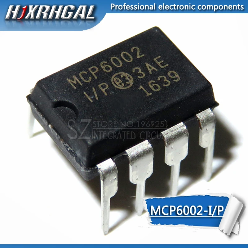 10pcs MCP6002 MCP6002-I/P DIP8 MCP6004-I/P MCP601-I/P MCP602-I/P MCP6004 MCP601 MCP602 new and original HJXRHGAL