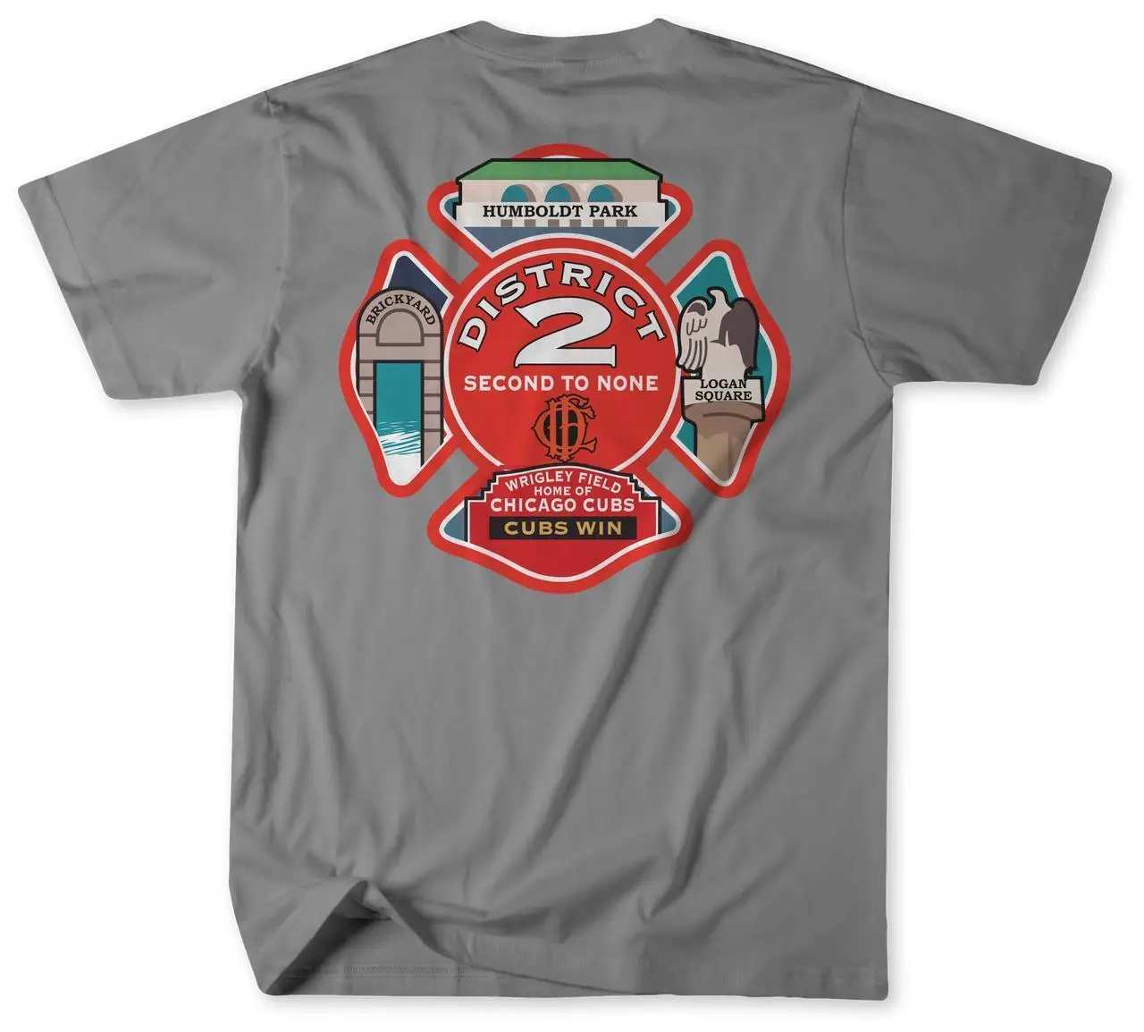 Chicago Fire Department District 2 T Shirt