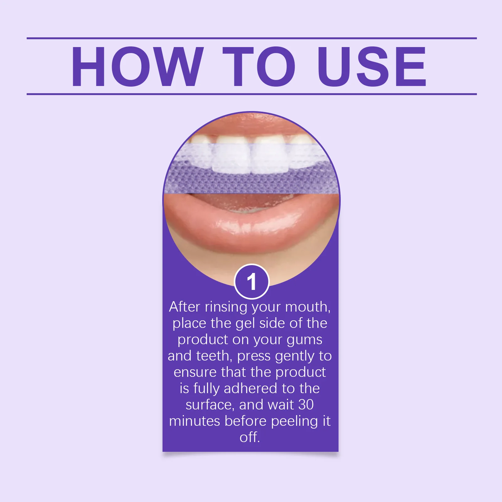 Purple Teeth Whitening Strips – Remove Plaque & Stain, Brighten Tooth & Freshen Breath Oral Hygiene Bleaching Dental Care Tools view 6