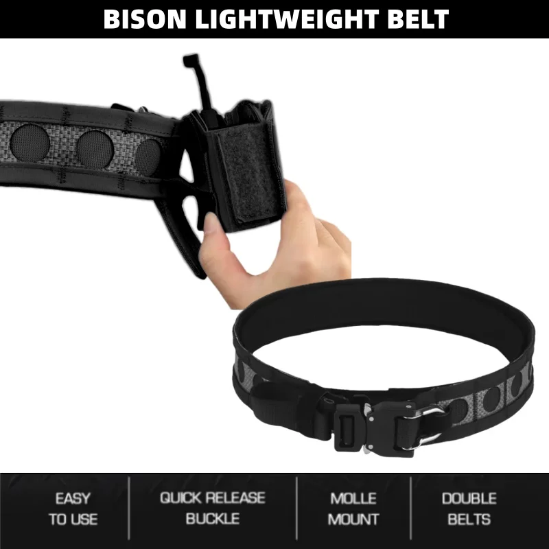 

Lightweight Adventure Belt M Size | Ultralight Outdoor Equipment Belt | For Wilderness Gear Accessories