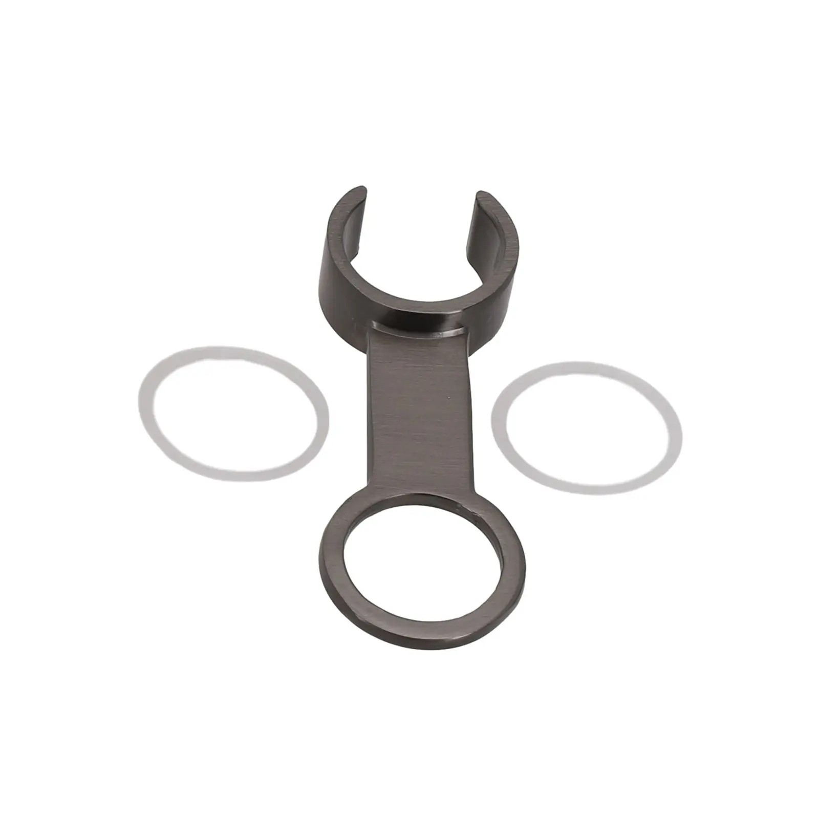 

Bidets Sprayer Holder Zinc Alloy 79x22mm Bathroom Attachment Bidet Sprayer Convenient Storage Gray Hanging Bracket Holder Toilet