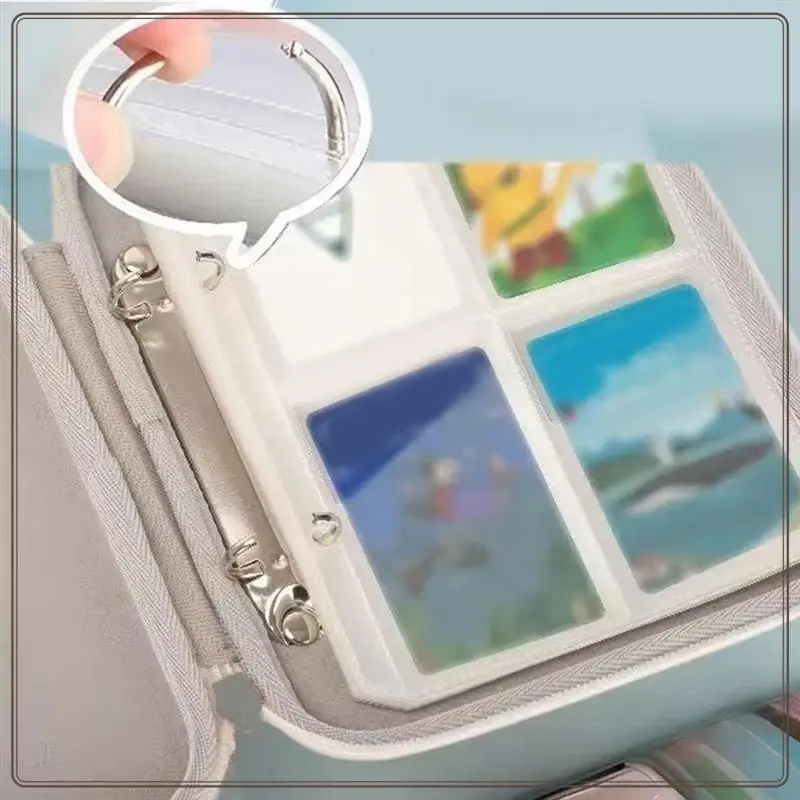 حافظة بطاقات موثوقة مع سحاب 80 جيوب لبطاقات يوتو حامل بطاقات مجلد ناعم حافظة بطاقات صغيرة ، حافظة بطاقات Ca