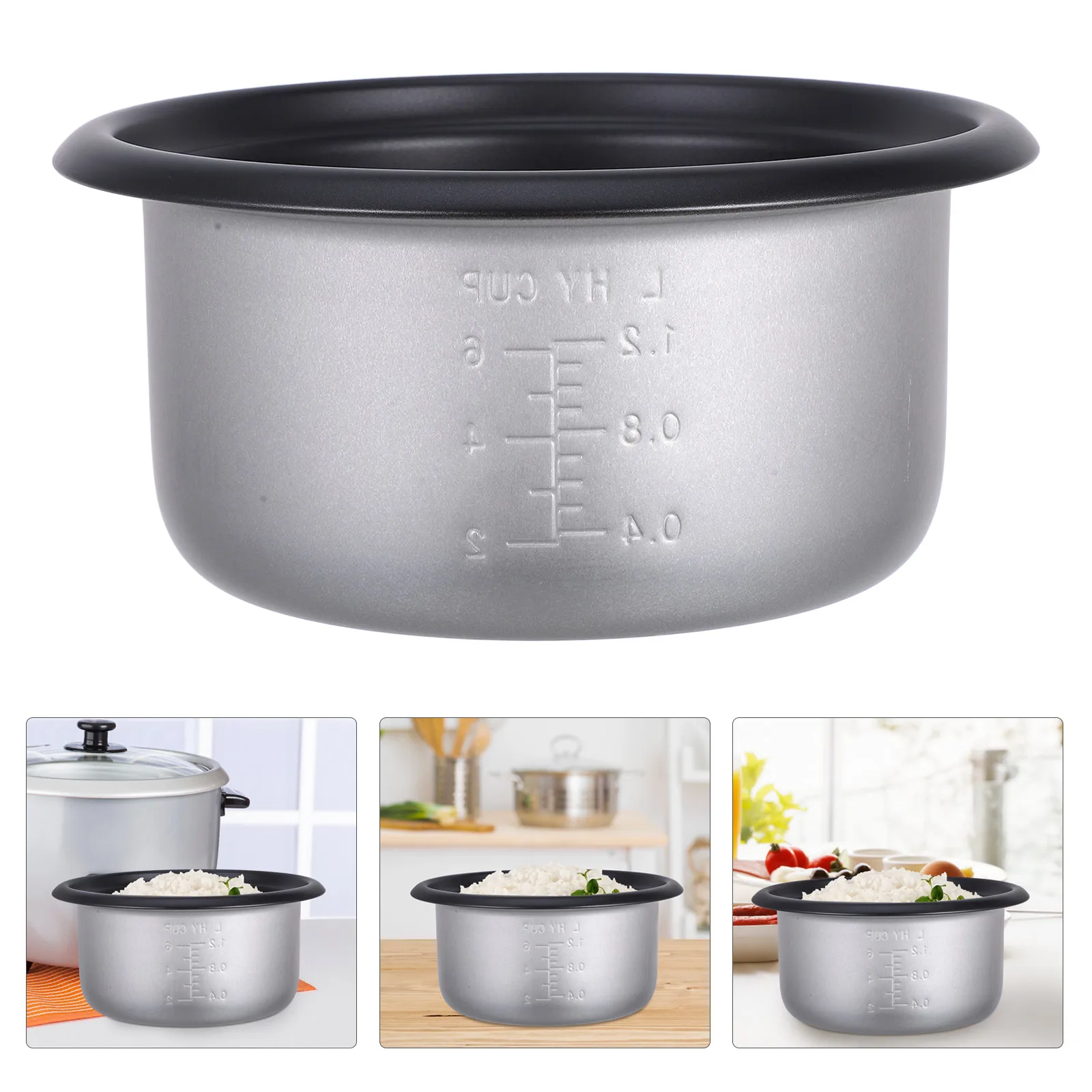 

2L/3L Inner Cooking Pot Rice Cooker Liner Non-stick Rice Cooker Inner Cooking Pot Liner Electric Cooker Accessories