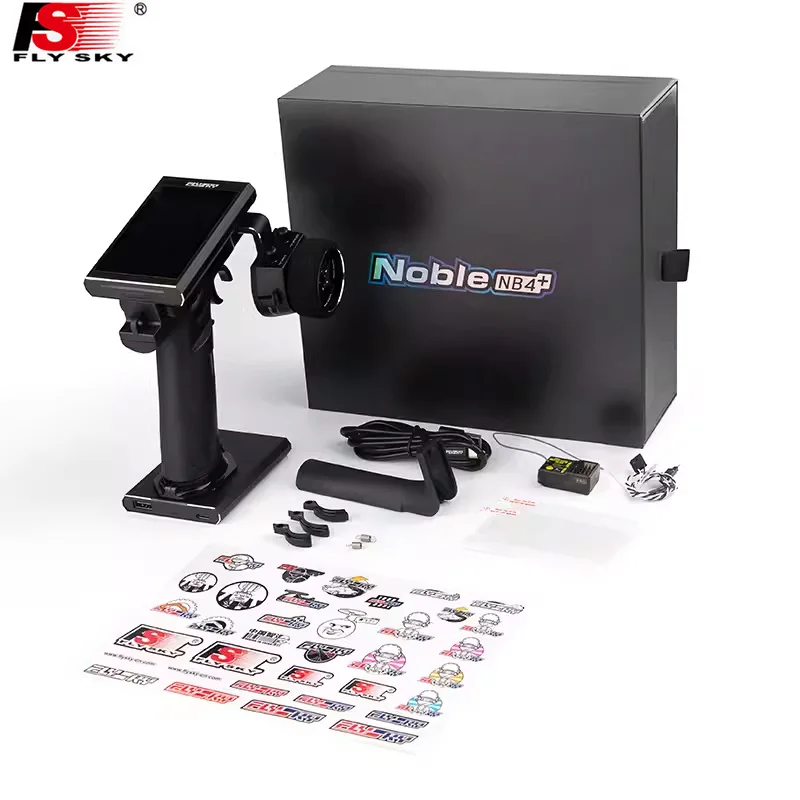 

FLYSKY Noble NB4+ NB4 Plus Transmitter Remote Controller 2.4G AFHDS3 8CH with FGr4S Receiver for RC Car Boat