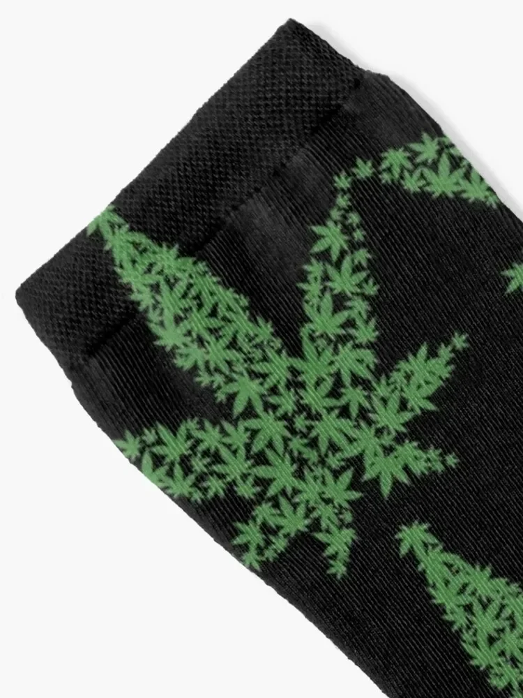 Weed Socks shoes winter anti slip football Socks Female Men's