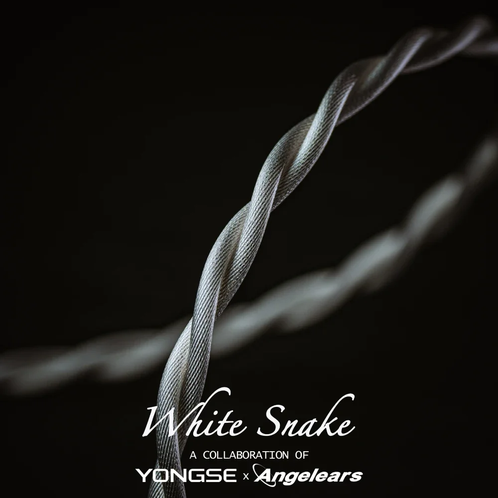 Angelears X Yongse WhiteSnake Edition Earphone Cable Pure Silver Silver Plated Single Crystal Copper Coaxial Structure view 6