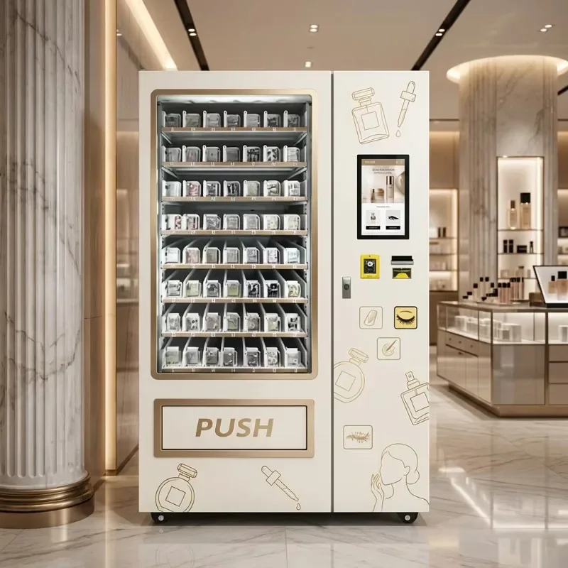 FL Intelligent Self‑service Beauty Vending Machine Cosmetics False Eyelash Press On Nails Vending Machine For Airport