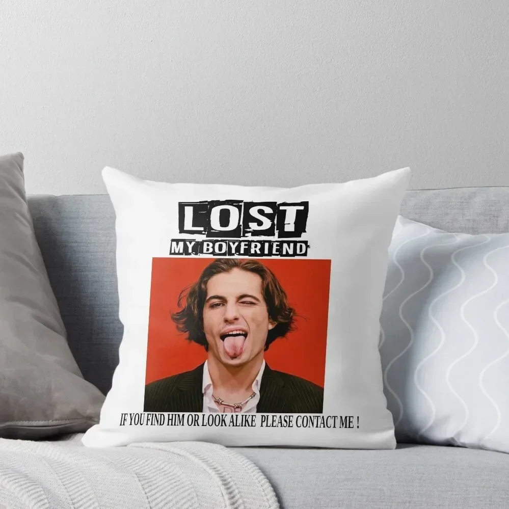 

damiano - mneskin Throw Pillow Decorative Cushion Cushions For Decorative Sofa pillow