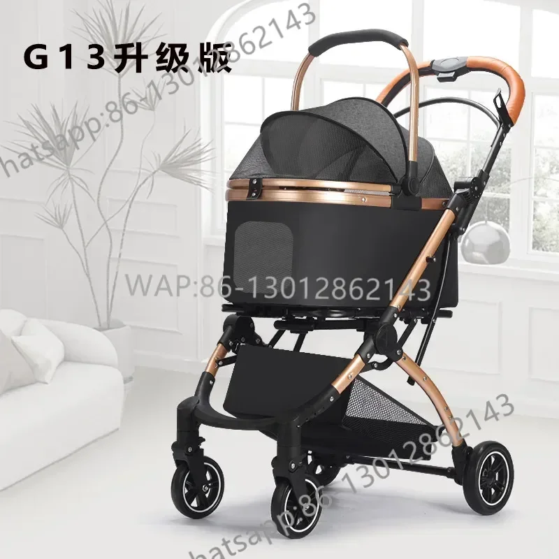 Foldable and Lightweight Pet Cart for Dogs Cats Small Dogs and Teddy Handcart That Can Be Separated