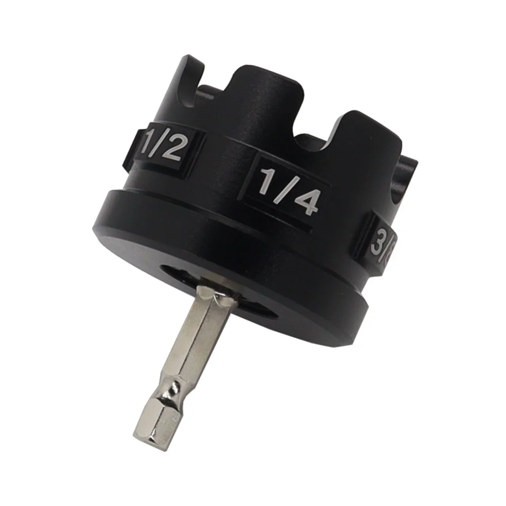 

Nut Driver Drill Bit Adapter for Electric Drills Fits 1/4 3/8 and 1/2 Threaded Rods Fast Nut Installation Tool
