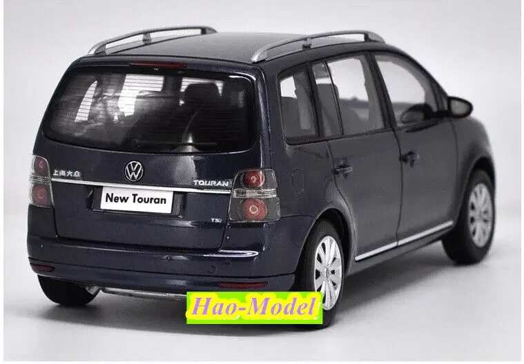 1/18 For Shanghai Volkswagen NEW TOURAN Alloy Diecast Model Car Diecast Boys Toys Gifts Hobby Display Ornaments Collection Blue