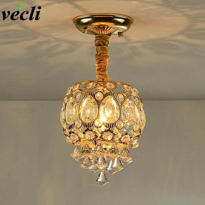 Lampu Kristal Bergaya Eropa Untuk Lorong Pintu Masuk Koridor Pintu Masuk Ruang Tamu Balkon Ruang Ganti Kamar Tidur