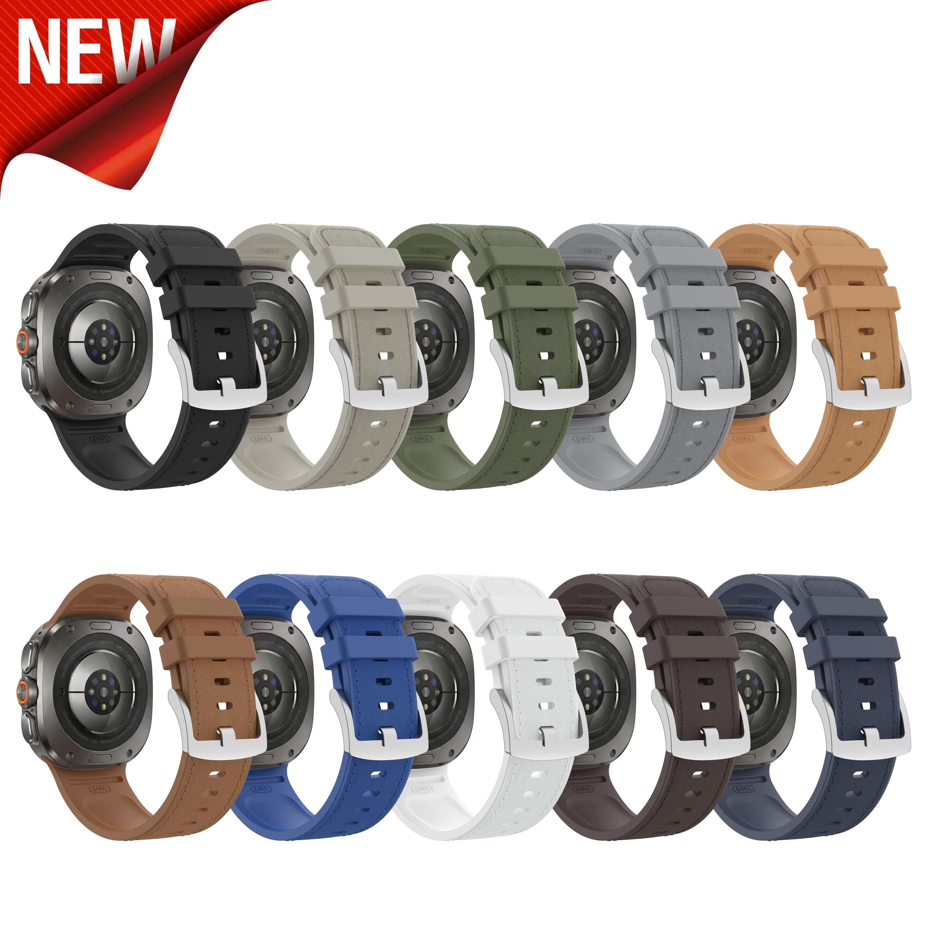 Tali Silikon Resmi untuk Samsu - Samsung Smartwatch Ultra Accessories ulasan dan harga