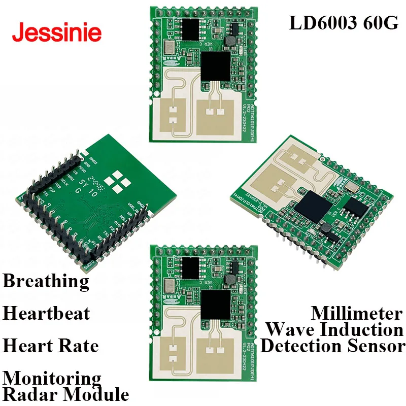 ld6003-60g-呼吸心拍数モニタリングレーダーモジュール、ミリ波誘導検知センサー
