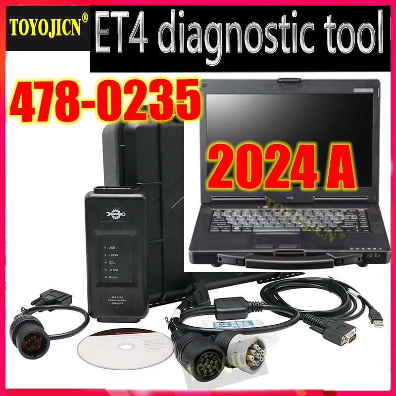 478-0235-pour-ensemble-adaptateur-de-communication-caterpillar-et4-et-iv-2019a-2024a-equipement-de-diagnostic-pour-camion-et-pelle
