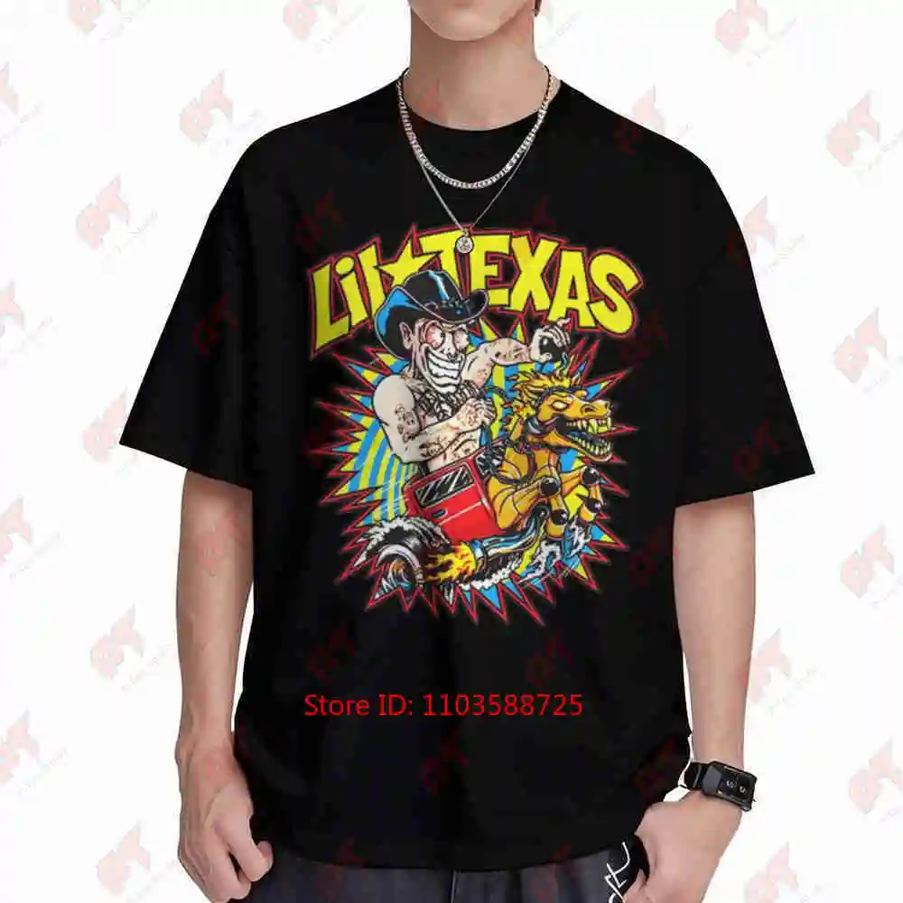 Lil Texas Hardcore Rave DJ Gabber Hardstyle Festival EDM Short Sleeve Tee 100% Cotton T-Shirt