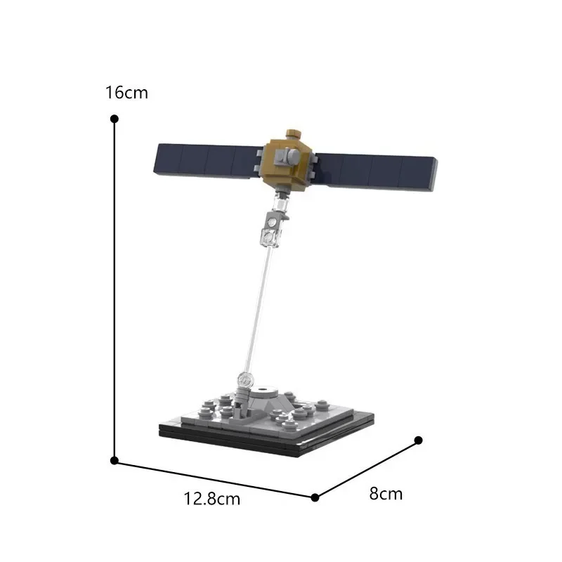 MOC-89978 Satellite Vehicle Probe Building Block Kit Space Double Asteroid Redirection Test DART Model DIY Kids Puzzle Toys Gift