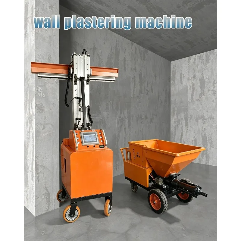 New‑Tech Automatic Wall Cement Rendering & Plastering Machine Wall Smoothing Robot, Construction Concrete Machinery for Sale