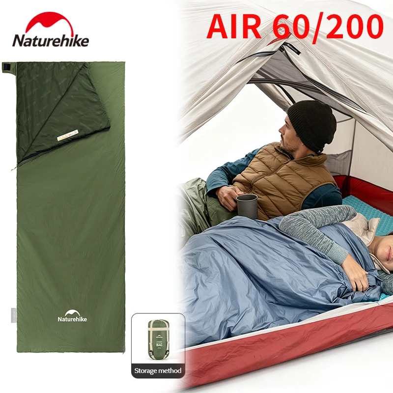 Naturehike Air Sleeping Bag Ultralight Portable Sleeping Bag Spring Summer Sleeping Bag Outdoor Hiking Camping Travel Equipment