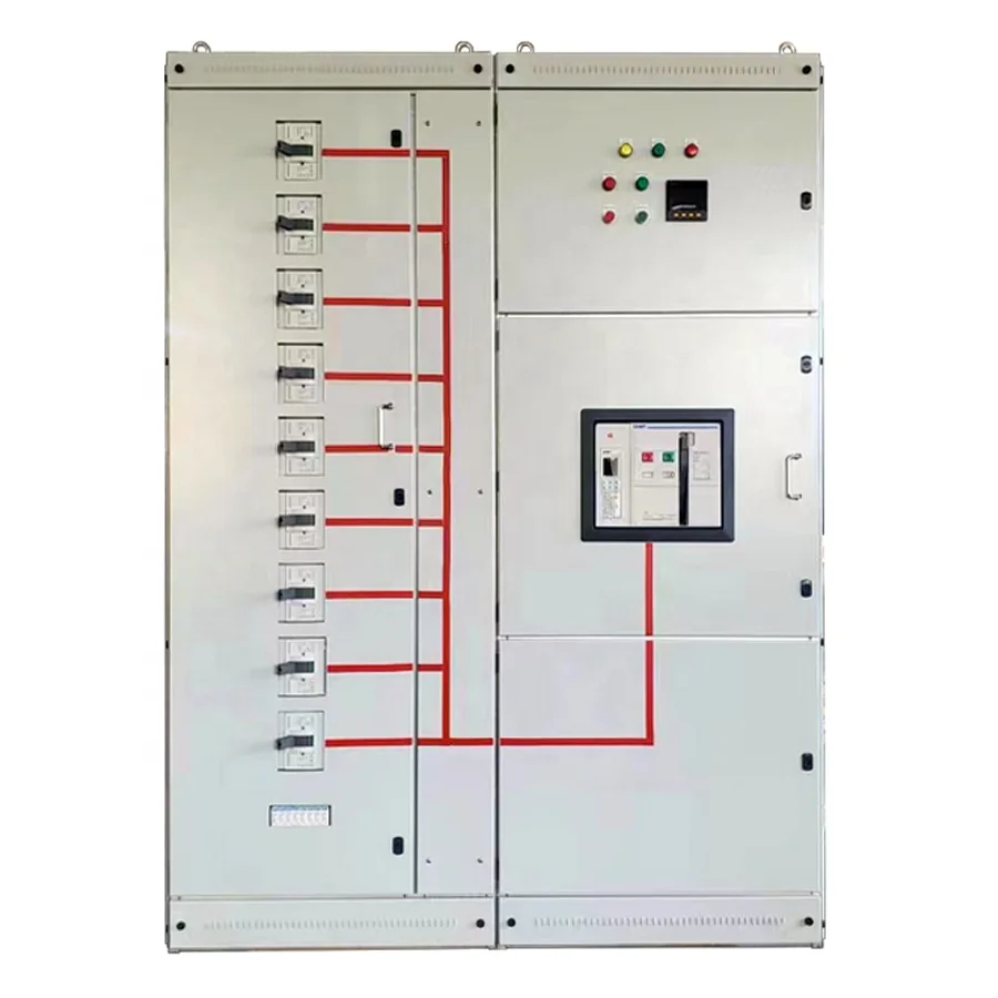 Factory MNS Model Electrical Control Panel Power Distribution Board 6300A Rated Current 0-1000V Voltage Customized Fast Delivery