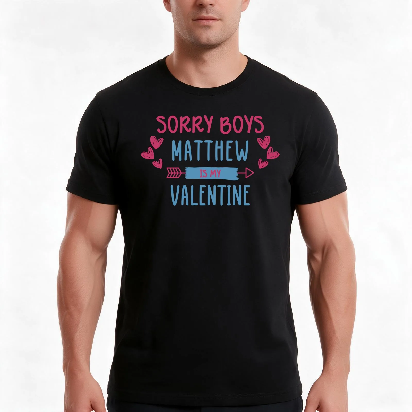 Sorry Boys Matthew Is My Valentine ZEROBASEONE T-Shirt, Summer Casual Cotton Tee, Oversized Streetwear Tops, Unisex Men Women