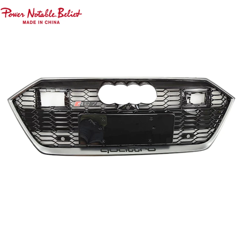 RS7 front grille for Audi A7 S7 C8 upgrade to RS7 with ACC style 2019 2020 2021