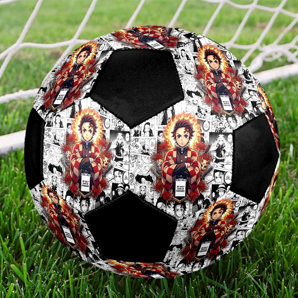 1pc Demon Slayer Kimetsu no Yaiba Soccer Ball Football Size 5 Practice Ball Fashion Team Training Christmas Gift HE4