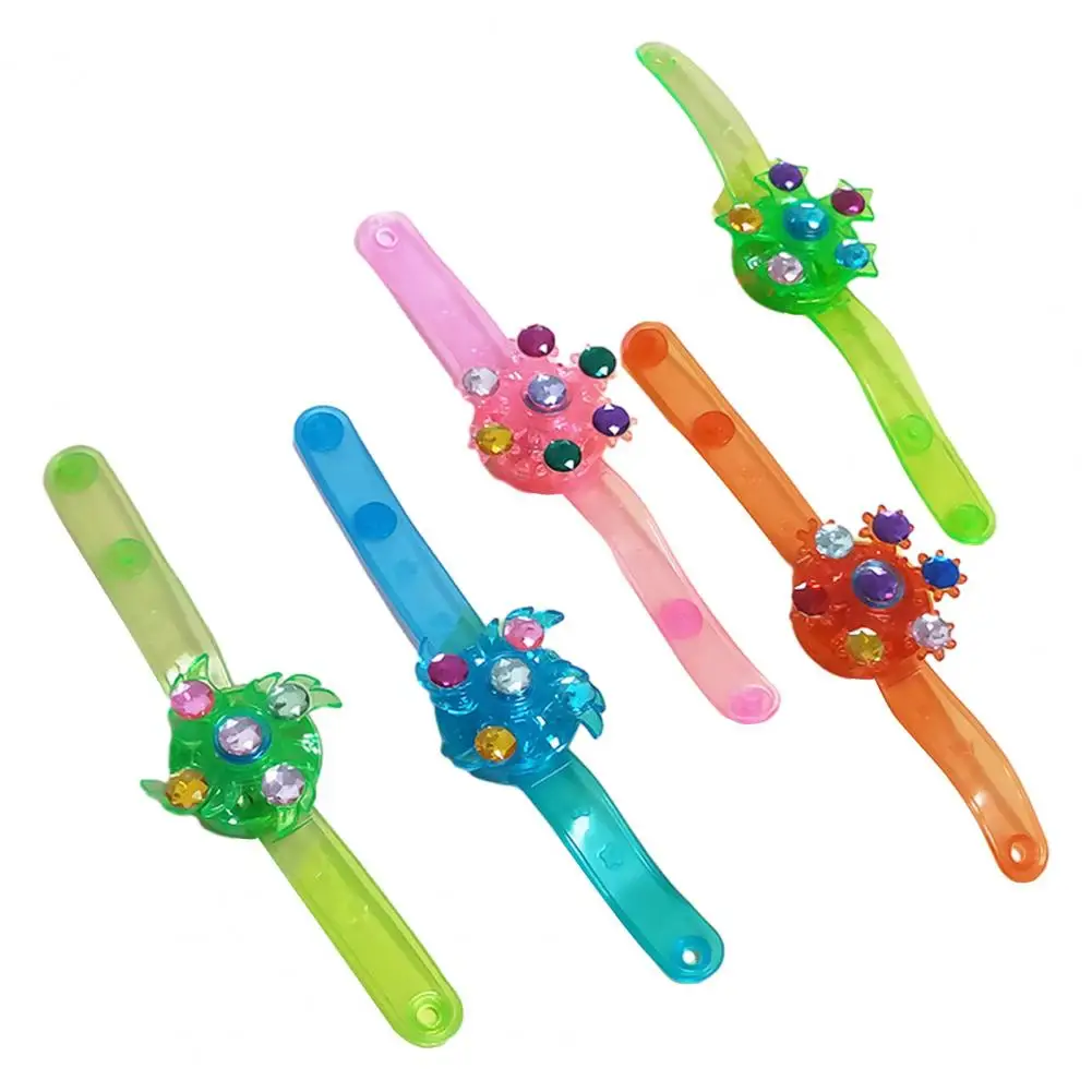 Wholesale & Dropshipping 5Pcs Fidget Spinner Bracelets For Kids Glow-in-the-Dark Fun Party Favors Quick Spinning Toy Watches