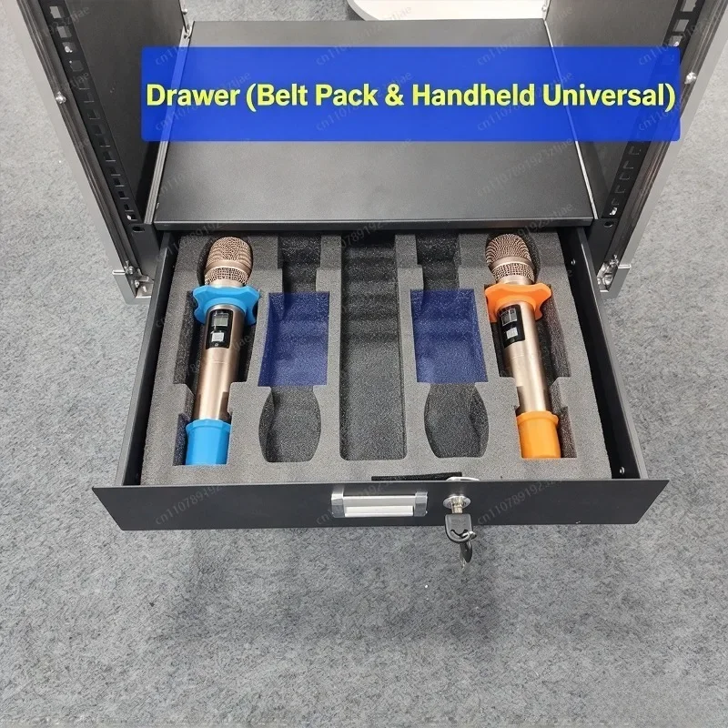 2U or 3U 19 Inch Rack Drawer with Lock, Sliding Storage Drawer for Flight Case & Server Cabinet - view 6
