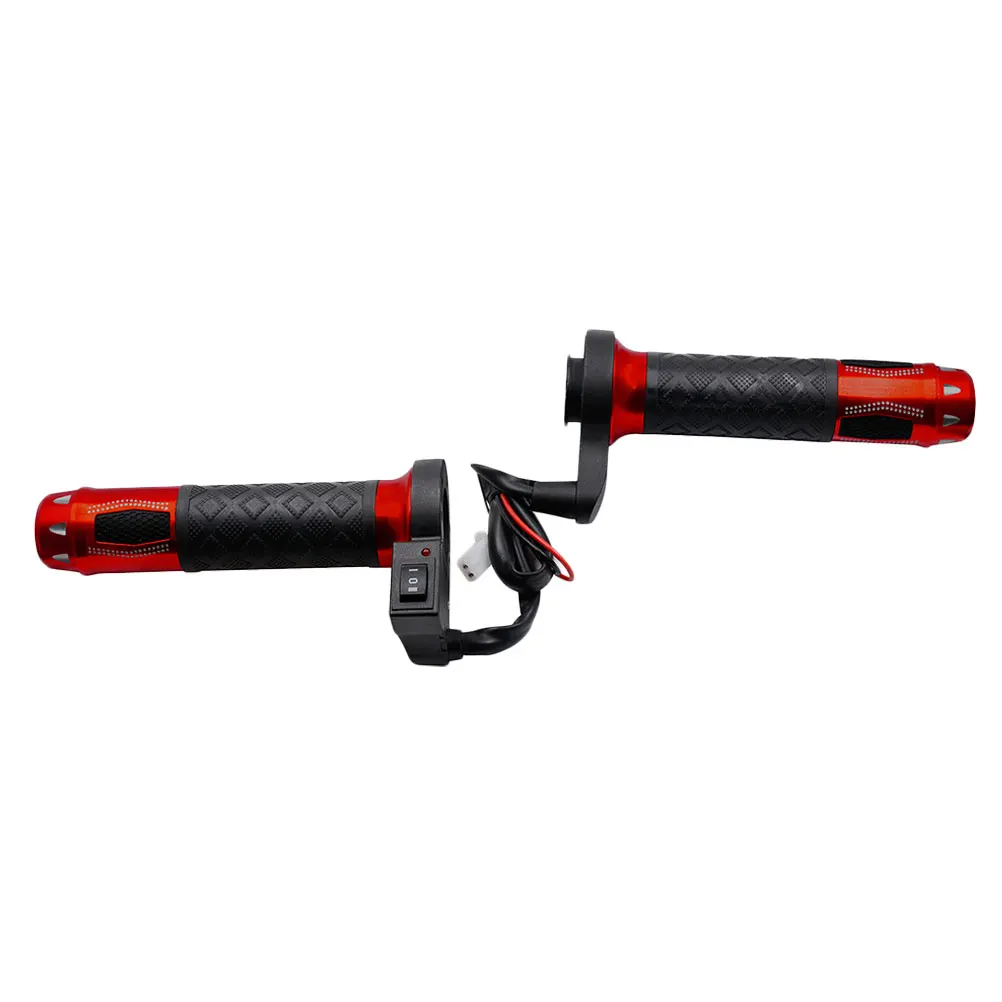 

1 Pair 12V 22Mm Heated Motorcycle Handlebar Electric Hot Handlebars Waterproof Durable 50-70°C Temperature Motorbike Easy