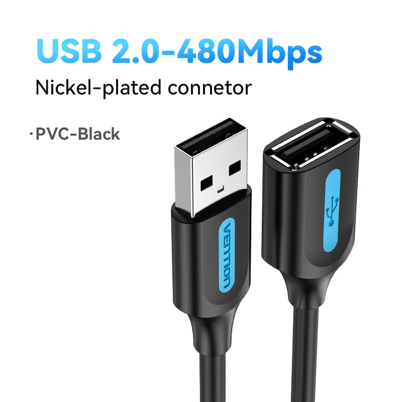 480Mbps-PVC Black