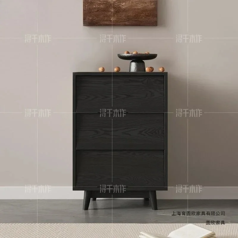 b11-7.2 Traditional Style Solid Wood Living and Dining Room Chest for Home Wall-Mounted Integrated Storage Cabinet