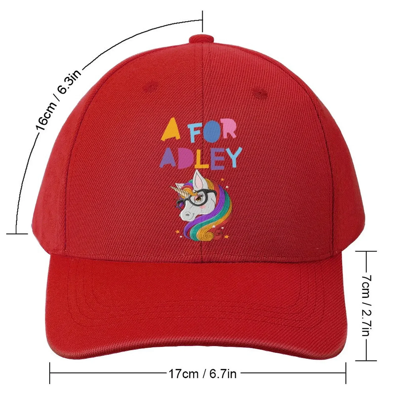 a for adley unicorn Baseball Cap Luxury Brand Fashion Beach Golf Cap fashionable Women Hat Men'S