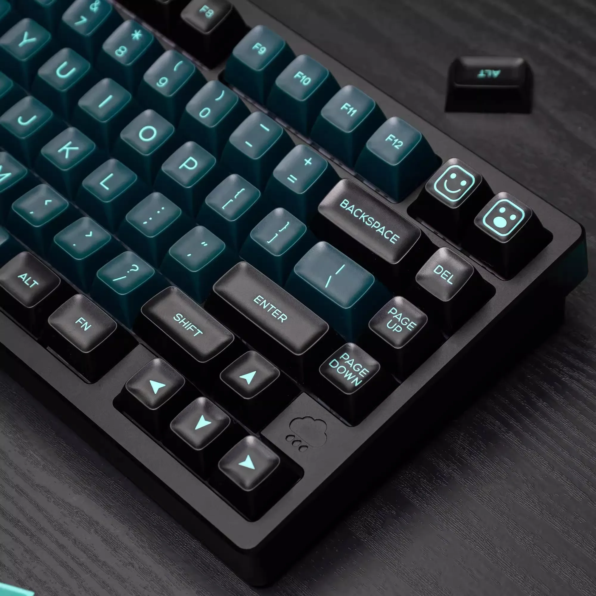 

Monster Keycap Set 161keys Custom Chocolate Artisan Key Caps for Alice Mechanical Keyboard Gaming Accessories Point Gmk Key Caps