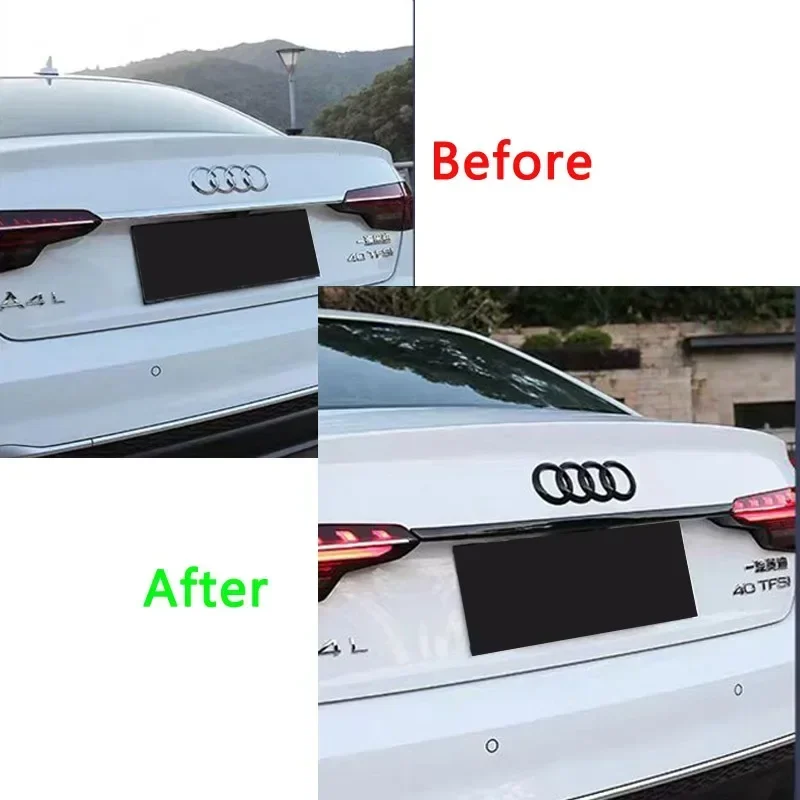 For Audi A4 S4 B9 B9.5 Audi B9 Facelift 2016-2024 Sedan/Sportback Car Rear Trunk Boot Trim Strip Trunk Modified Spoiler Body Kit