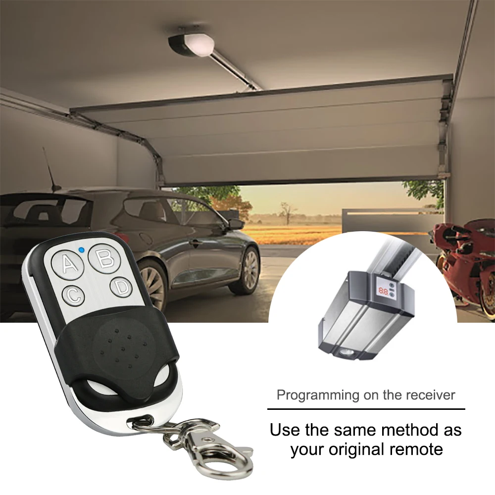 2 أنواع هورمان Ecostar RSC-2 RSE-2 433 بوابة جراج باب التحكم عن بعد المتداول رمز متوافق Ecostar lifetronic 500 700 800