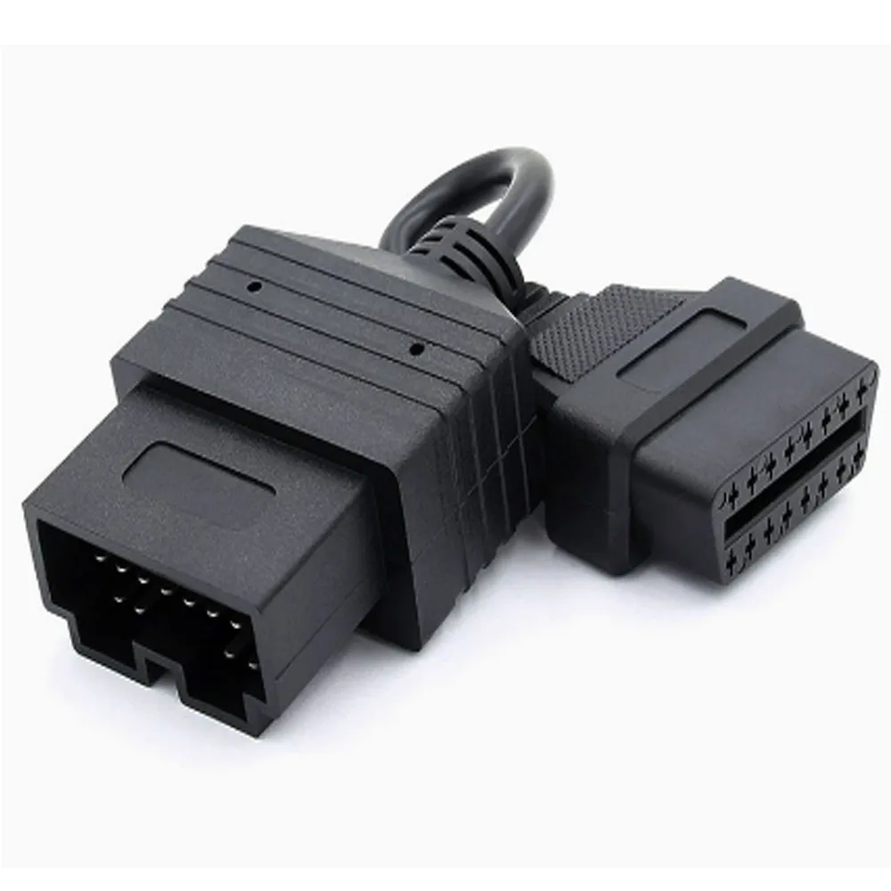 OBD2 Female Connector Cable For KIA 20 PIN To 16 PIN Adapter High Quality Old Car OBD Diagnostic Cable for Code Reader