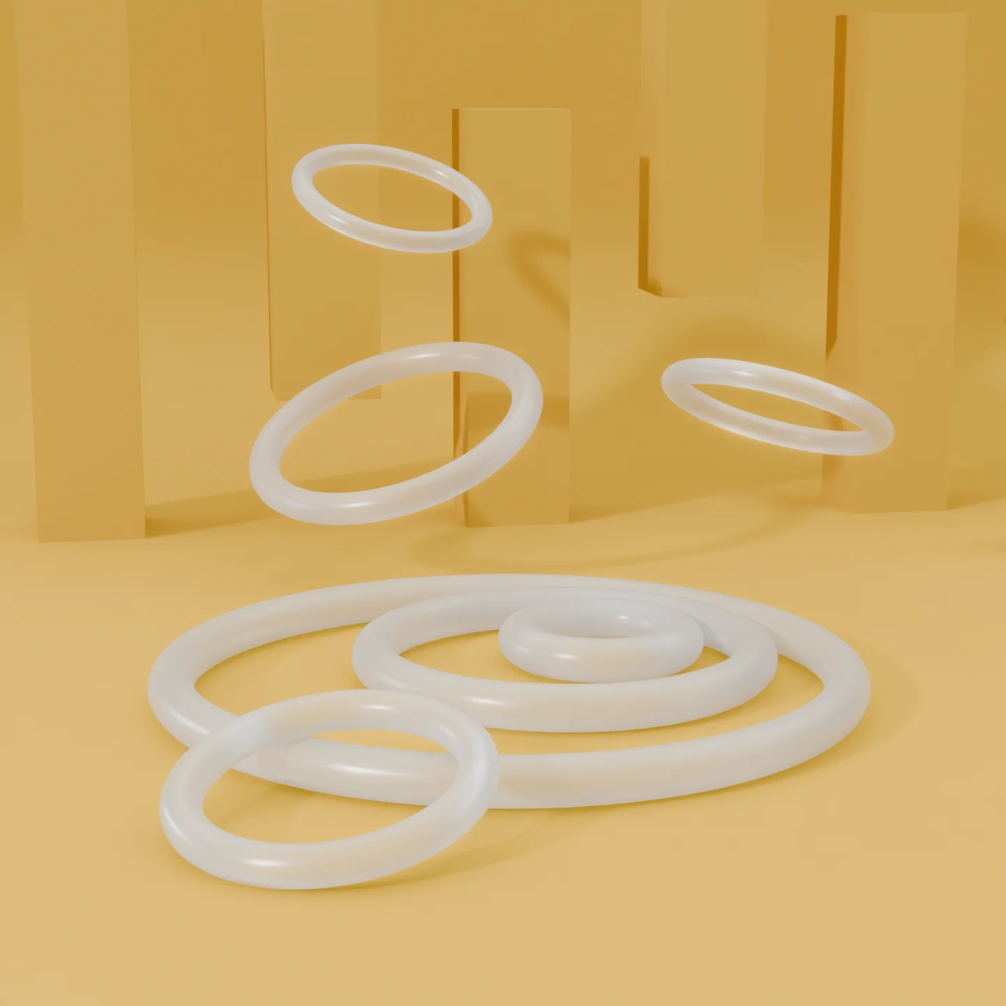 30PCS/lot VMQ CS 1/1.21.5/2.2mm OD3-100mm Silicone rubber oring Environmentally friendly and heat-resistant Gasket Silicone
