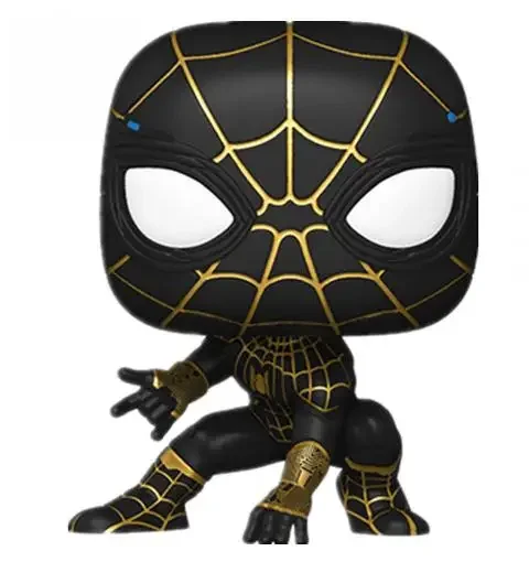 Funko Pop Nieuw Spider-Man Zwart Gouden Pak 911 # Bobble Head Speelgoed 913 # IJzeren Spin 305 # Mysterio Vinyl Figuur Collectible Model Speelgoed