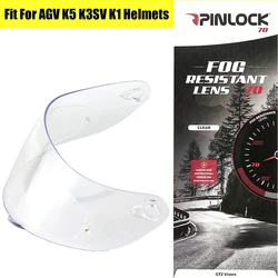 Motorcycle Helmet Accessories K5 Motorcycle Helmet Visor for AGV K5 K3SV K1 Helmets Anti Fog Film Full Face Anti Fog Sticker