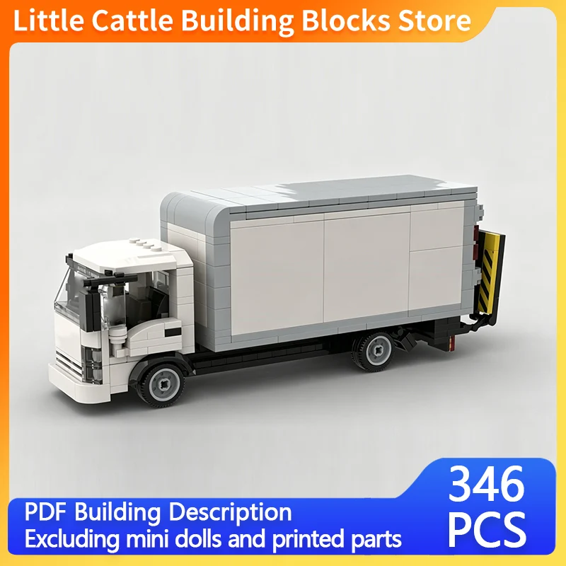 City Car Model MOC Building Bricks Light Duty Transport Truck Modular Technology Gifts Holiday Assemble Children Toys Suit