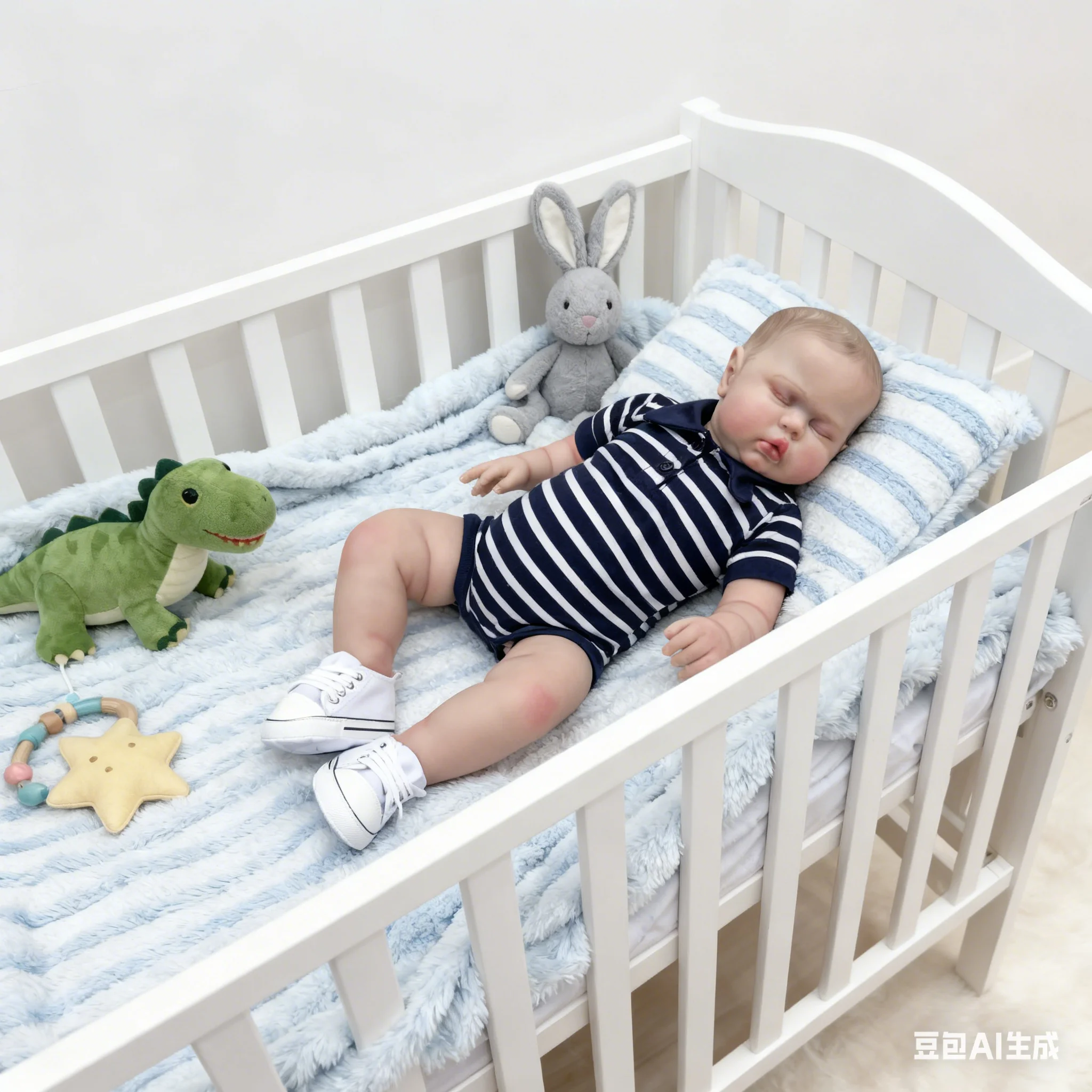 NPK الوليد المخلل 24 ''Lifelike تولد من جديد طفل ثلاثية الأبعاد الجلد متعددة الطبقات اللوحة تحصيل الفن دمية للأطفال دمى هدايا