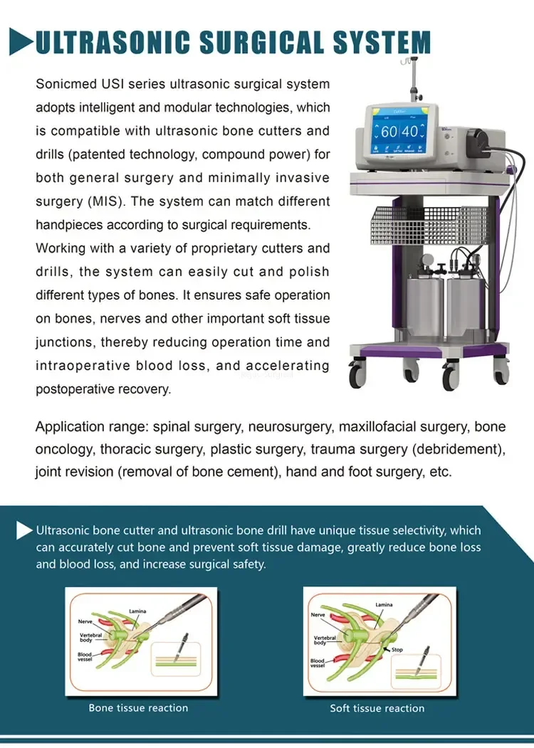 Sistema Lipo Vaser assistito ad ultrasuoni SonicMed Liposcultura cinese per liposuzione Vaser 120 W approvato da CFDA