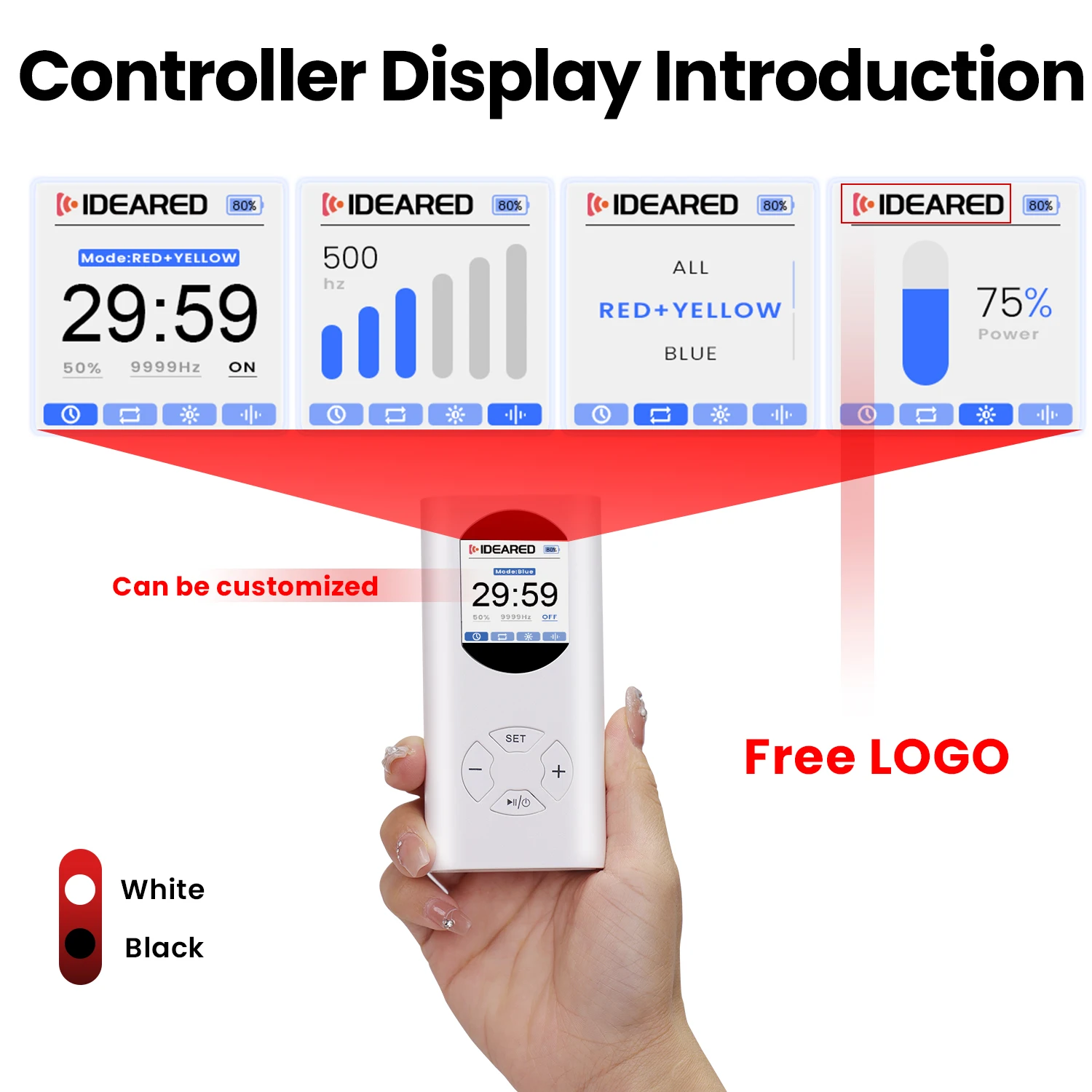 Smart Library Manufacturer Custom Led Face Light  Machines NIR Infrar Led Mask Light  Silicone Red Light  M